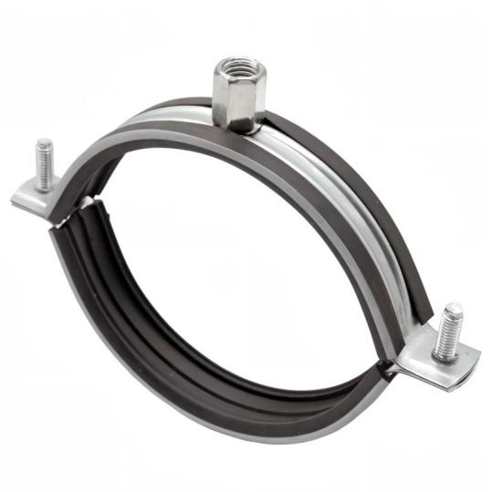 Хомут трубный 1/4" (12-15) (М8) с уплотнителем