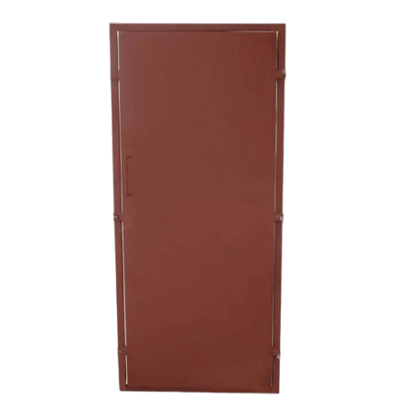 Гермодверь - 500х1250 (Утепл. / Петля 14-90 / Уплотнитель D-strip / Грунт красно-коричневый) 