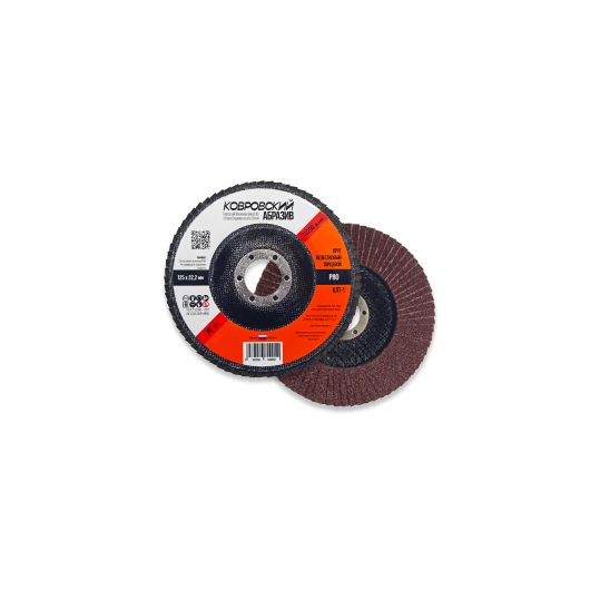 Круг лепестковый торцевой КЛТ-1 125х22 P60
