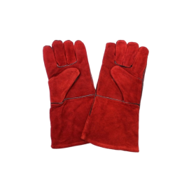 Краги спилковые зелёные (ДОКА) (RX4006,14",ВС)