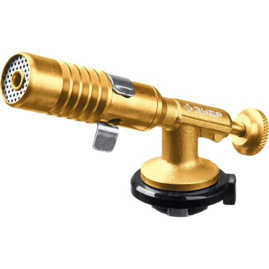 ЗУБР ГРМ-200, 2-в-1 цельнометаллическая газовая горелка, на баллон, цанговое соединение, 1300°C